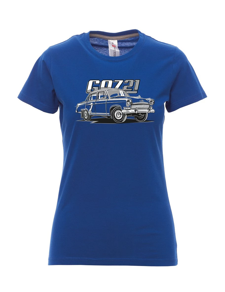 Royal blue women´s T-shirt GAZ 21