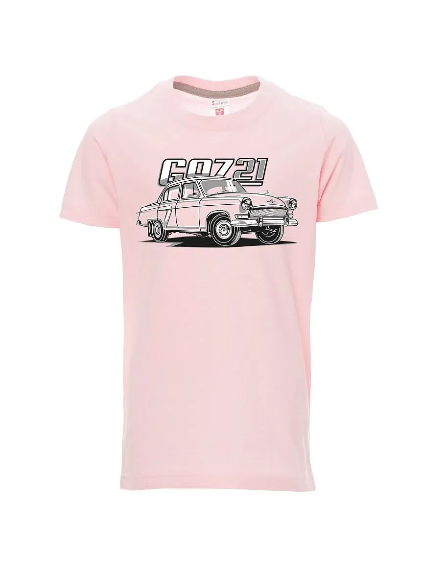 Light pink children´s T-shirt GAZ 21