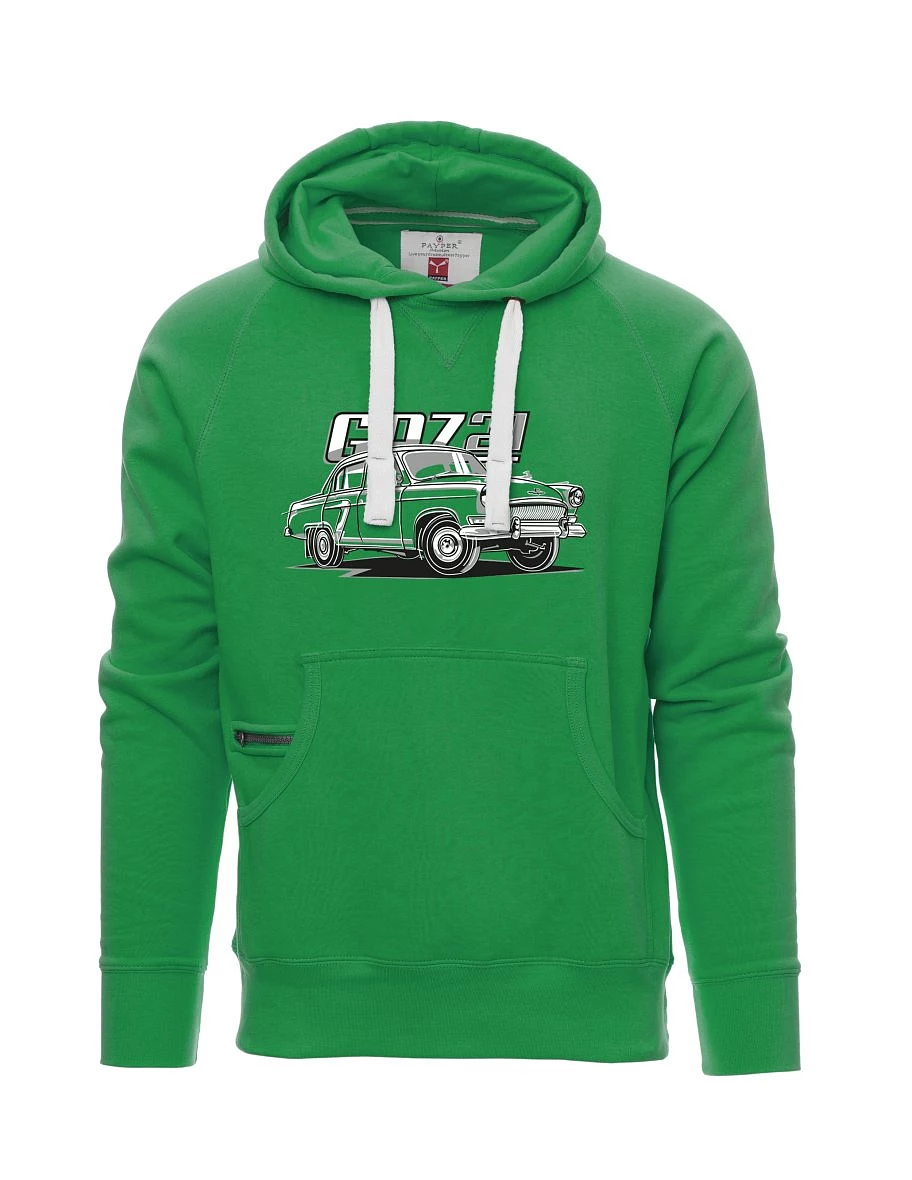 Green men´s sweatshirt GAZ 21