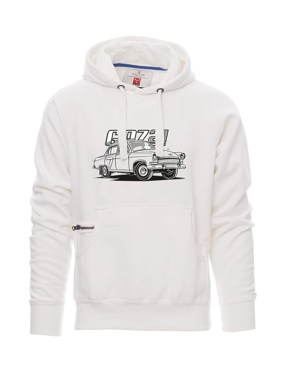 White men´s sweatshirt GAZ 21