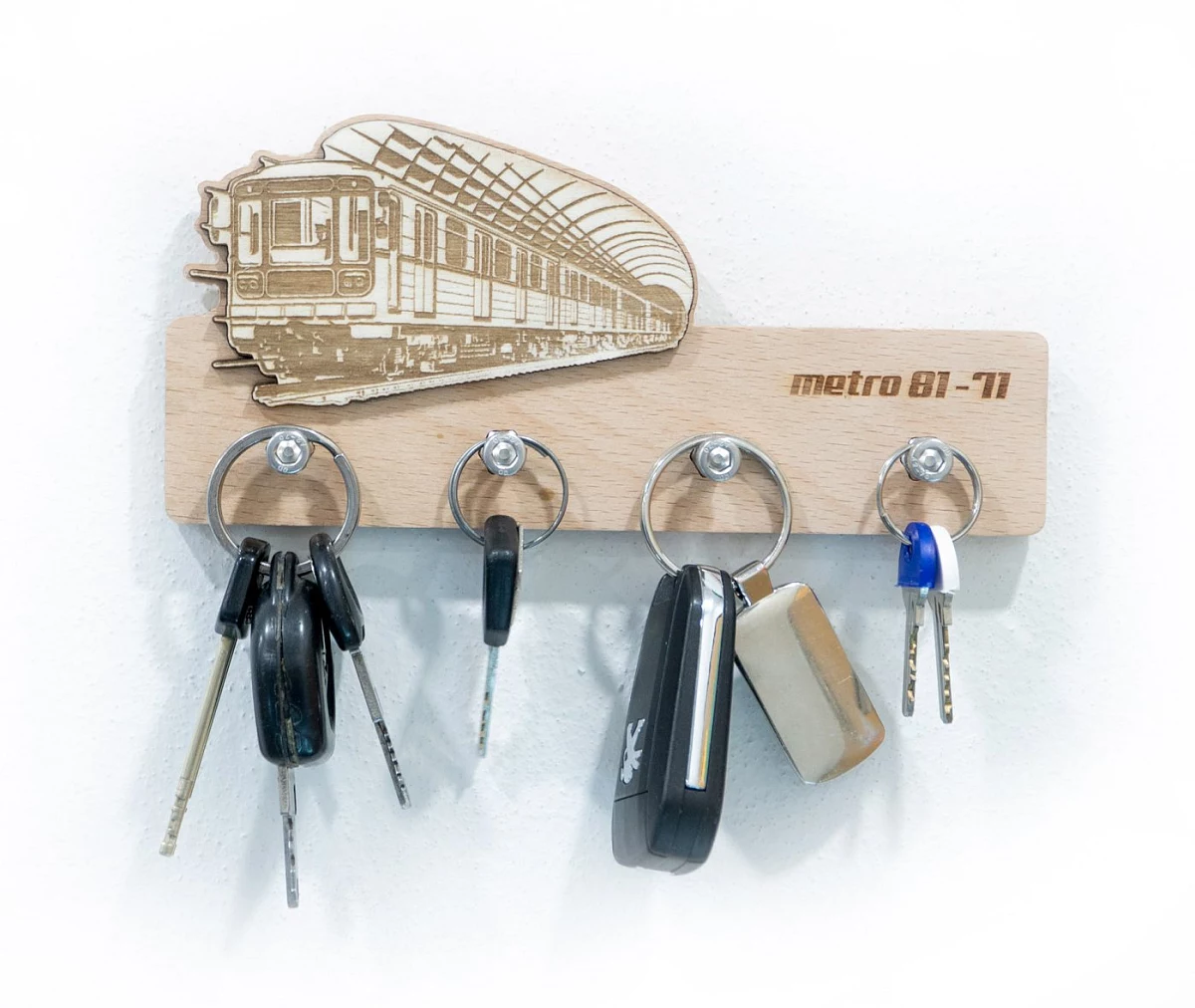 Wooden key hanger Metro 81-71