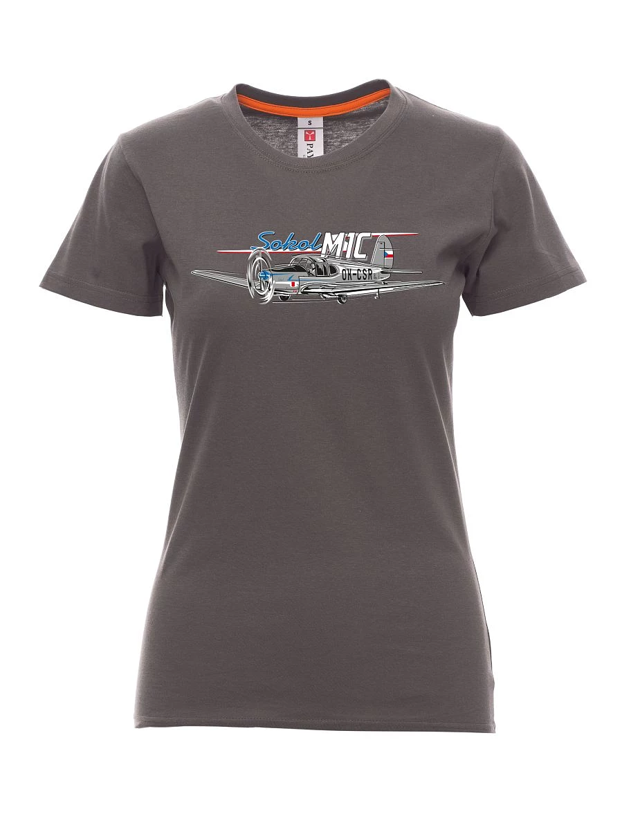 Smoke women´s T-shirt Sokol aircraft