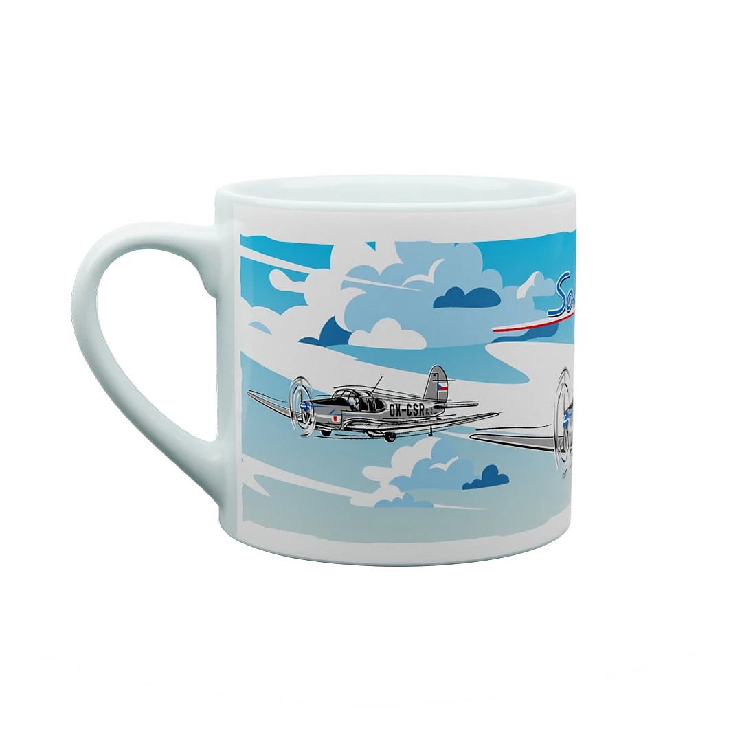Ceramic mug Sokol aircraft 170 ml