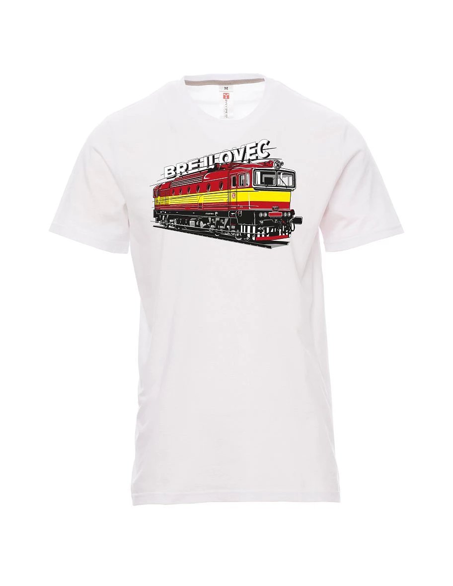 White men´s T-shirt Locomotive 753