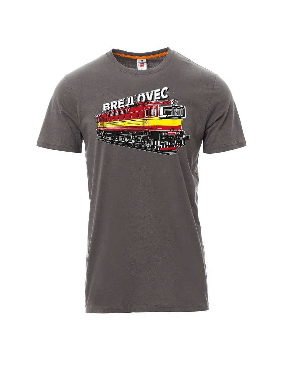 Grey men´s T-shirt Locomotive 753