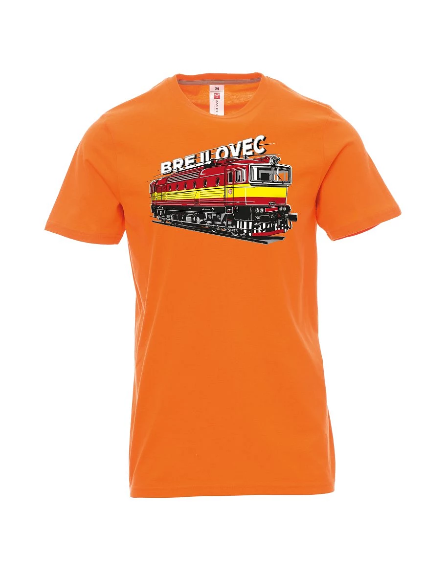 Orange men´s T-shirt Locomotive 753