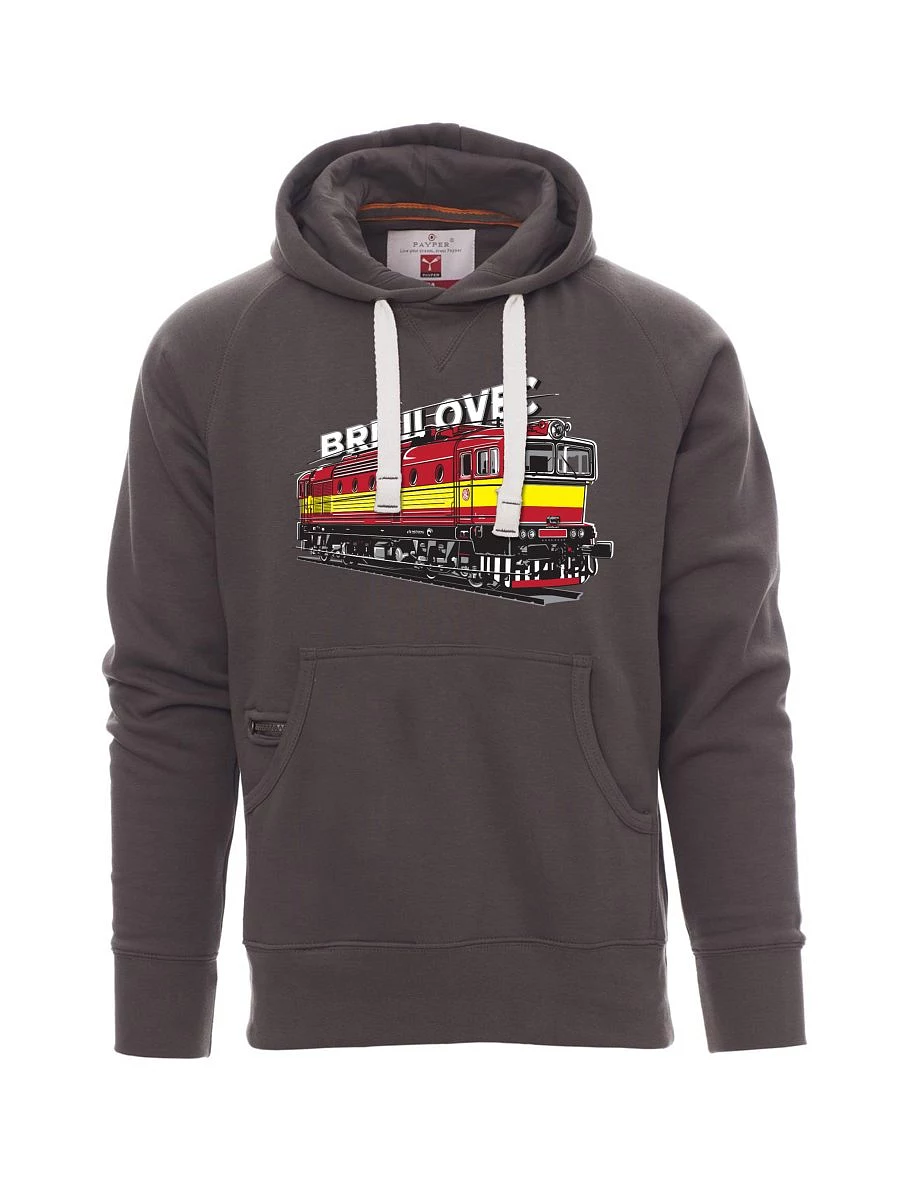 Grey men´s sweatshirt Locomotive 753