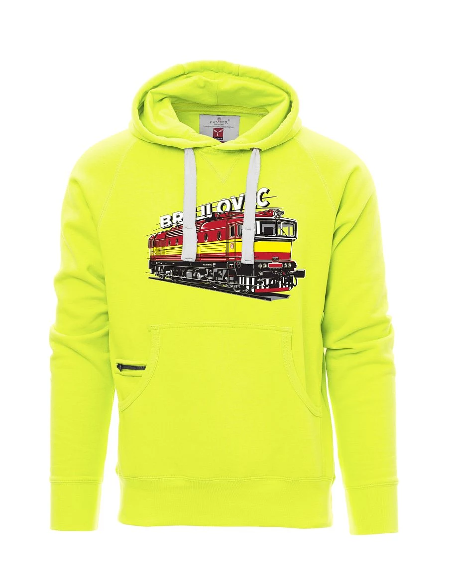 Fluorescent men´s sweatshirt Locomotive 753