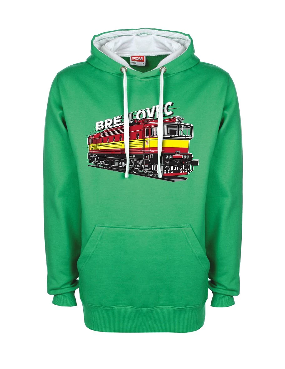White-green sweatshirt Locomotive 140