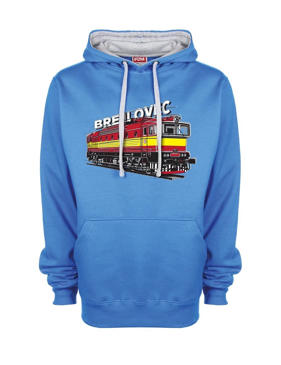 Grey-blue sweatshirt Locomotive 140