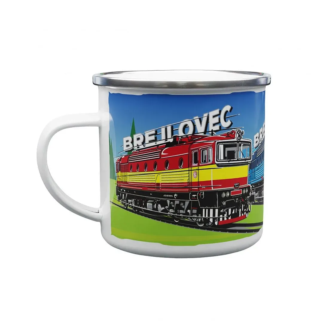 Tin mug Locomotive 140 330 ml