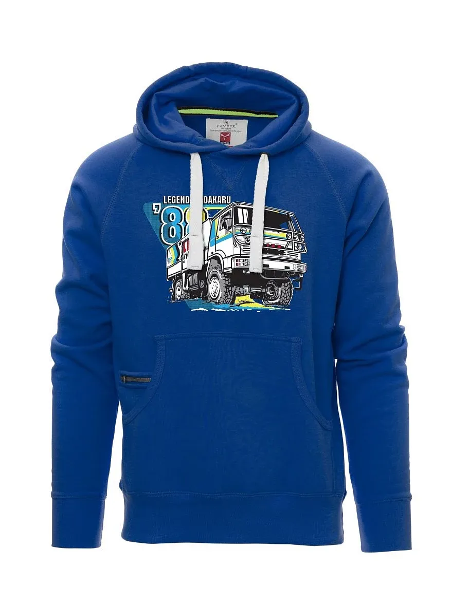 Blue men´s sweatshirt TurboTwin from Dakar 1988