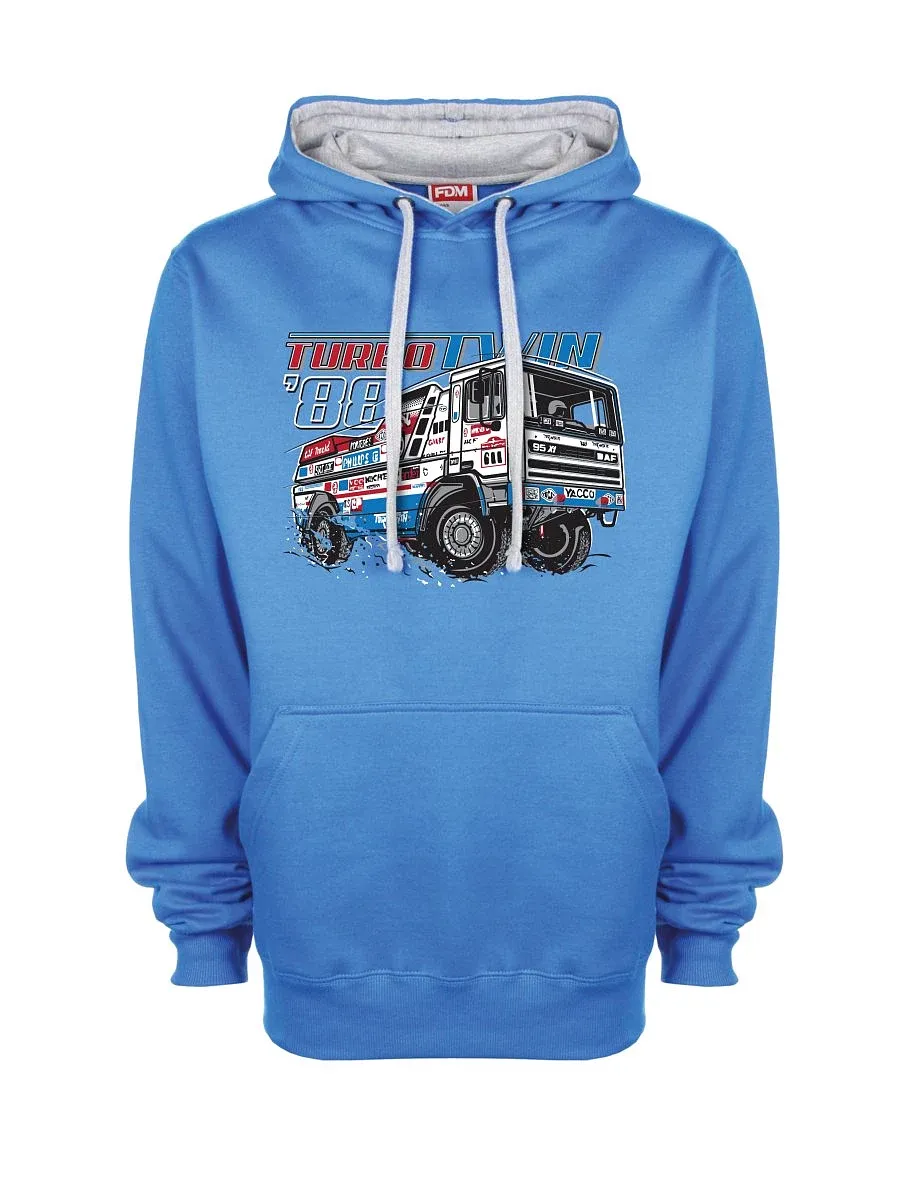 Grey-blue sweatshirt TurboTwin from Dakar 1988