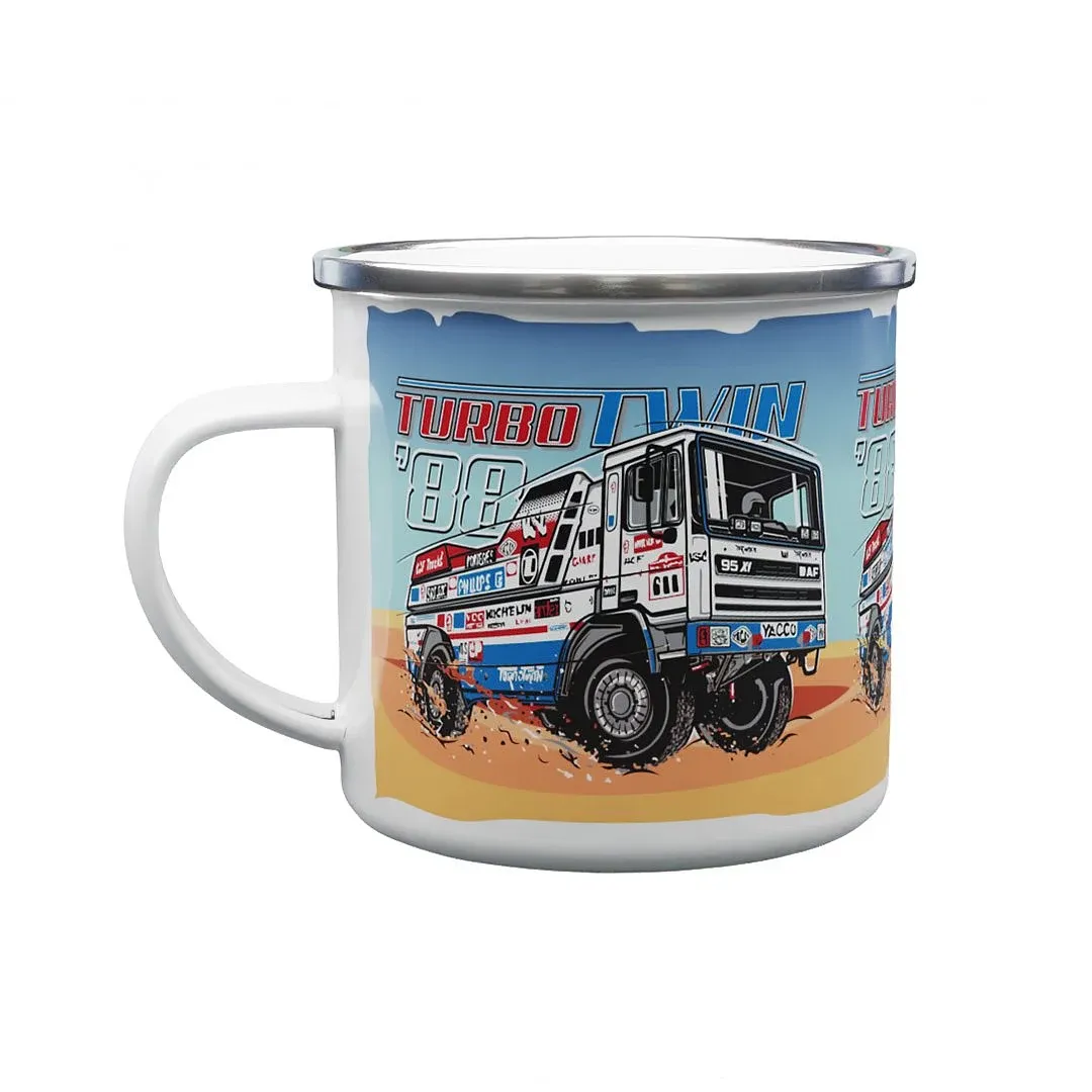 Tin mug TurboTwin from Dakar 1988 330 ml