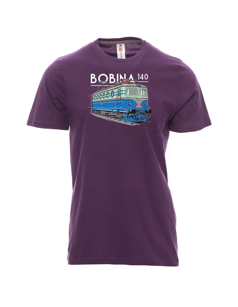 DISCOUNT - Purple men´s T-shirt Locomotive 140 M