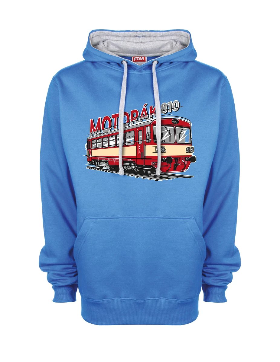 Grey-blue sweatshirt Motor train 810