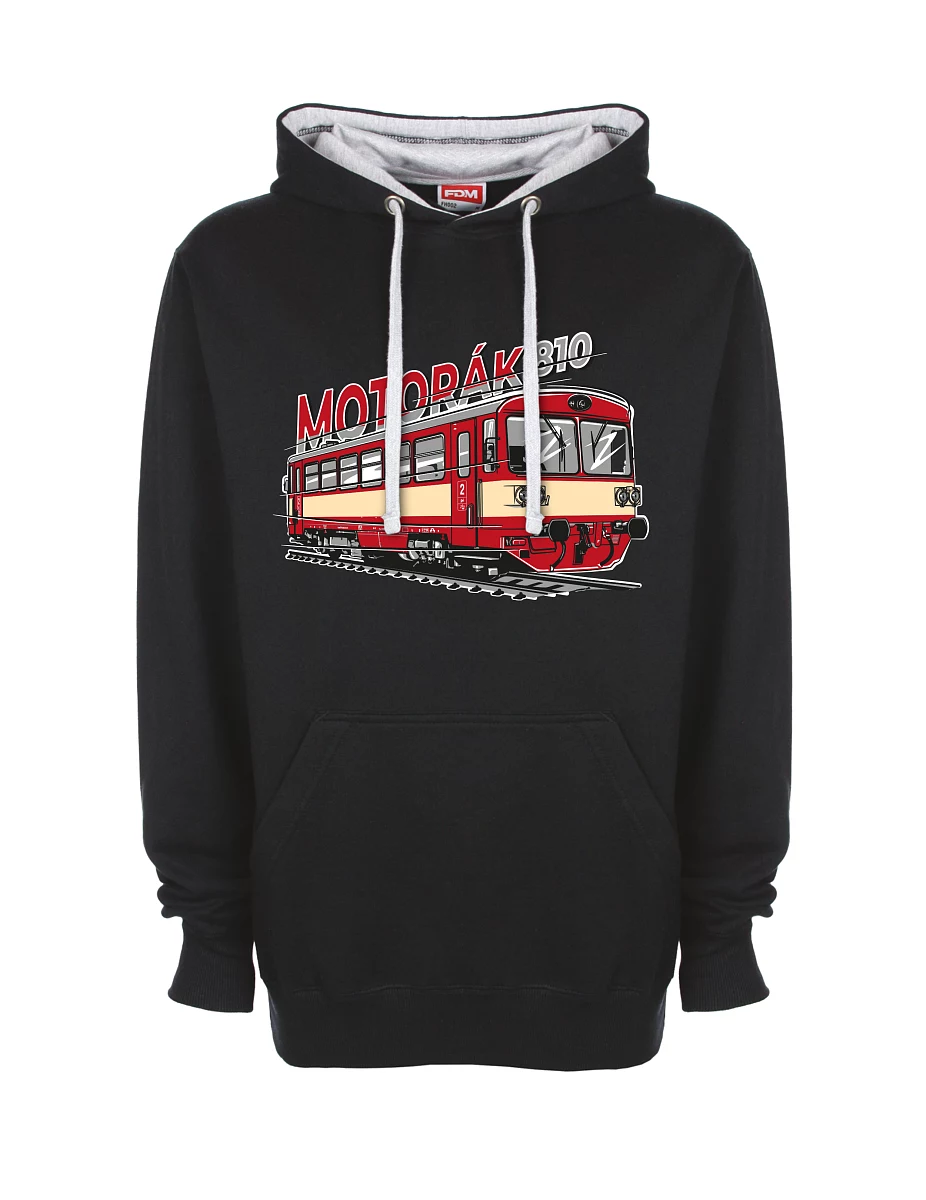 Grey-black sweatshirt Motor train 810