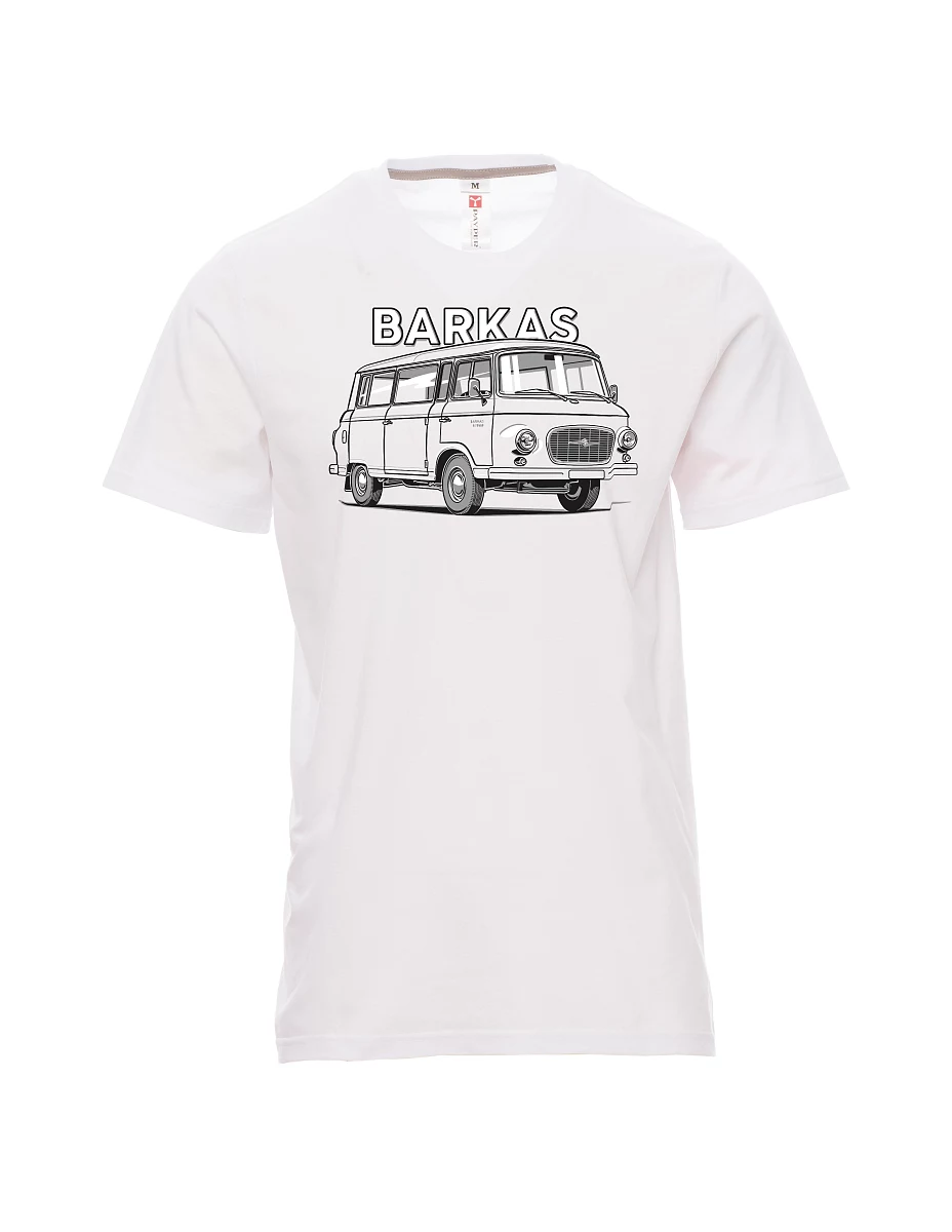 White men´s T-shirt Barkas B1000