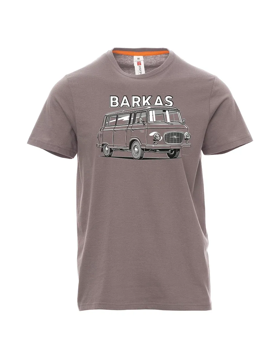 Steel gray men´s T-shirt Barkas B1000