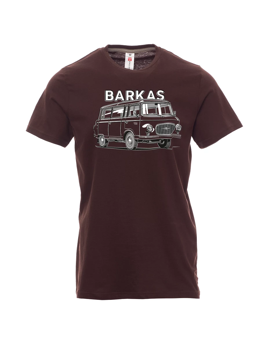 Dark brown men´s T-shirt Barkas B1000