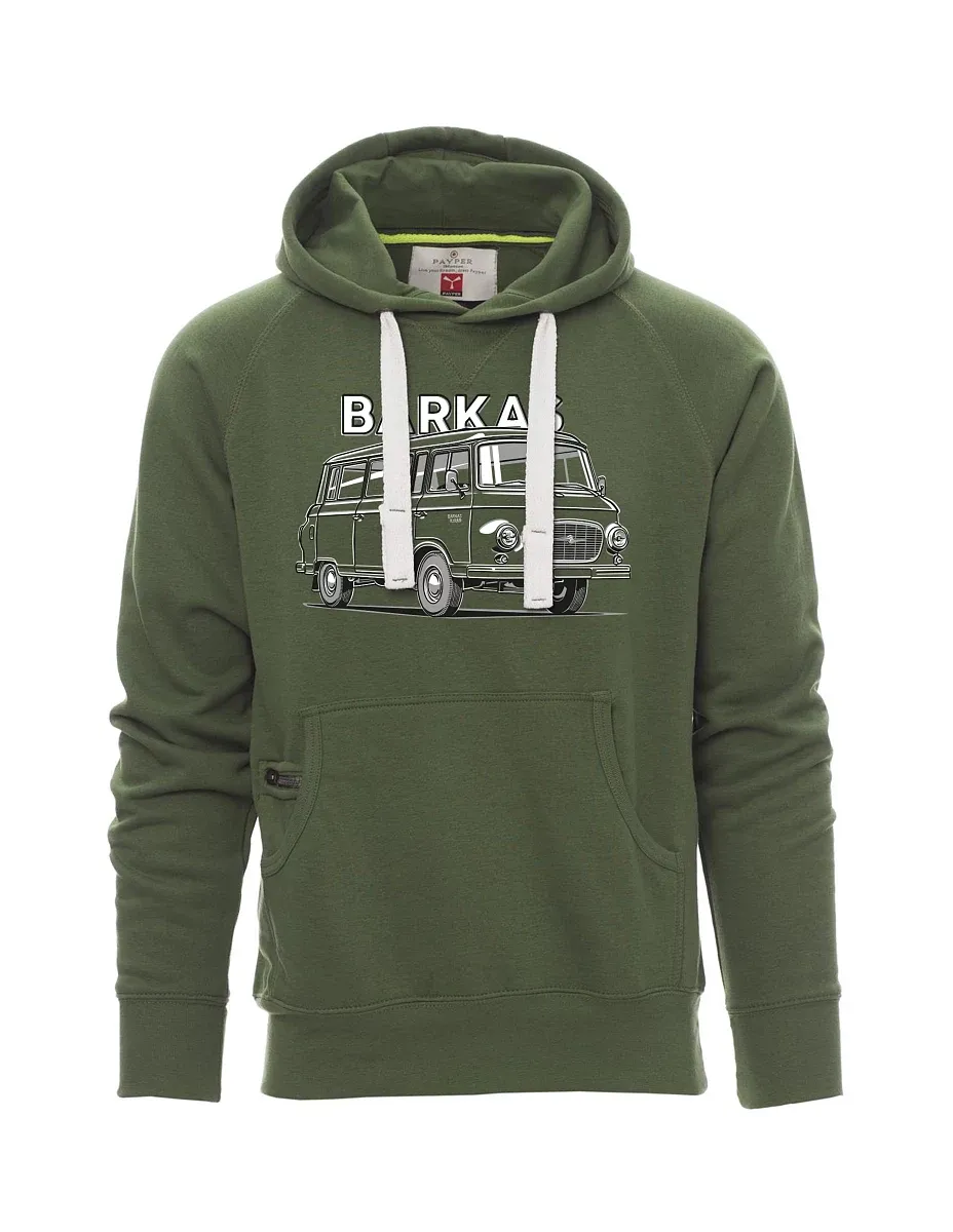Dark green men´s sweatshirt Barkas B1000