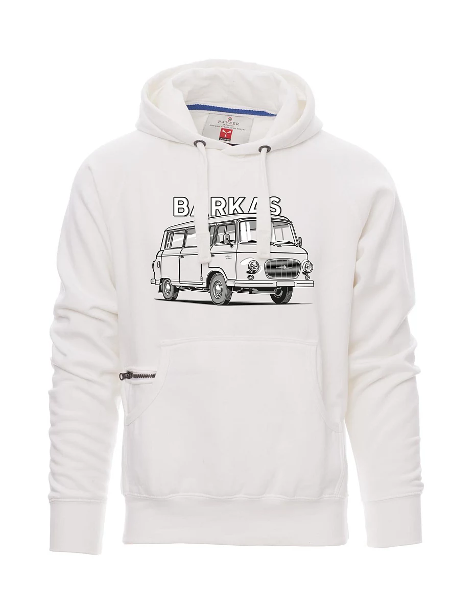 White men´s sweatshirt Barkas B1000