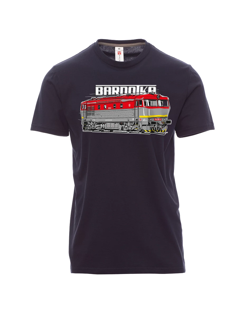 Navy men´s T-shirt Locomotive Bardotka