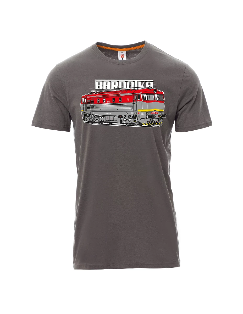 Grey men´s T-shirt Locomotive Bardotka