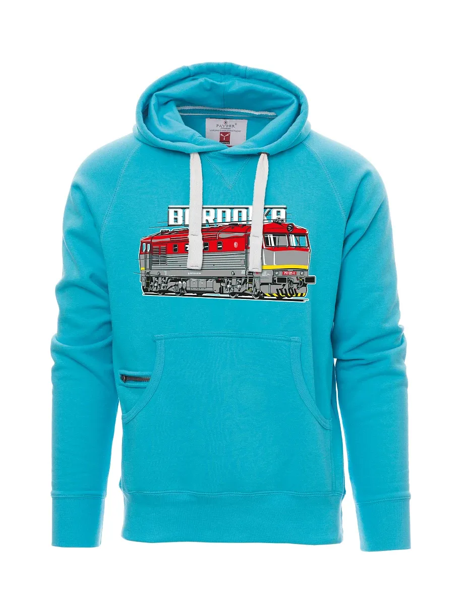 Light blue men´s sweatshirt Locomotive Bardotka