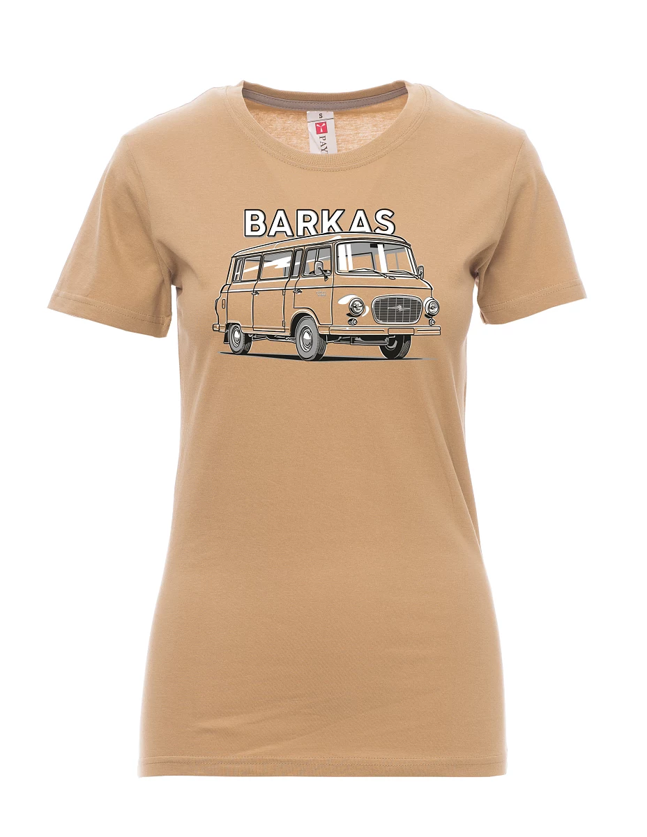 Brown women´s T-shirt Barkas B1000