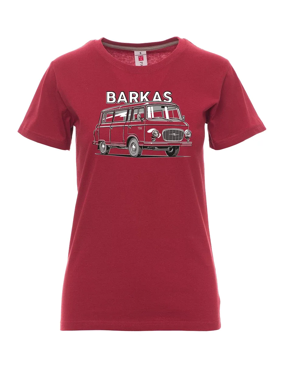 Burgundy women´s T-shirt Barkas B1000