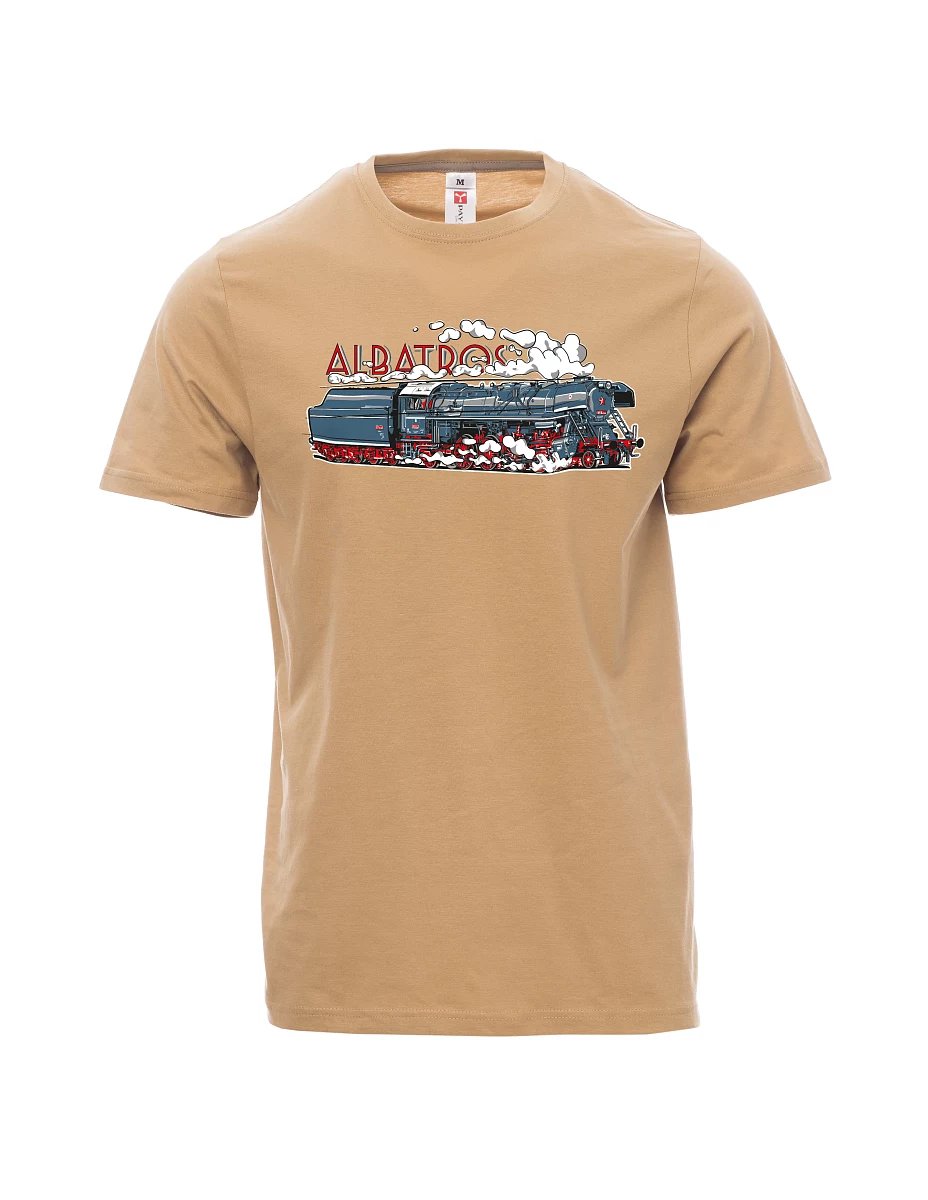 Brown men´s T-shirt Locomotive Albatros