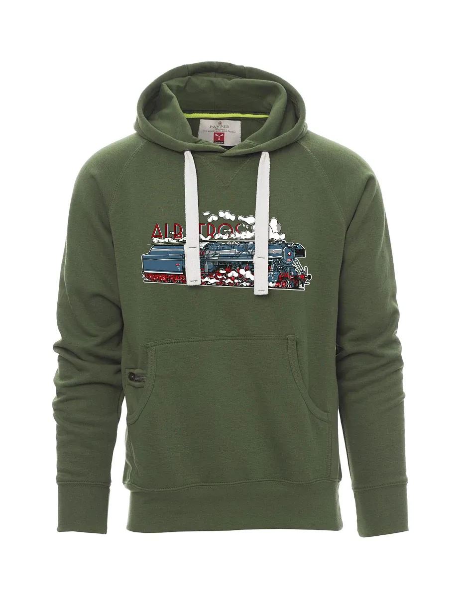 Dark green men´s sweatshirt Locomotive Albatros