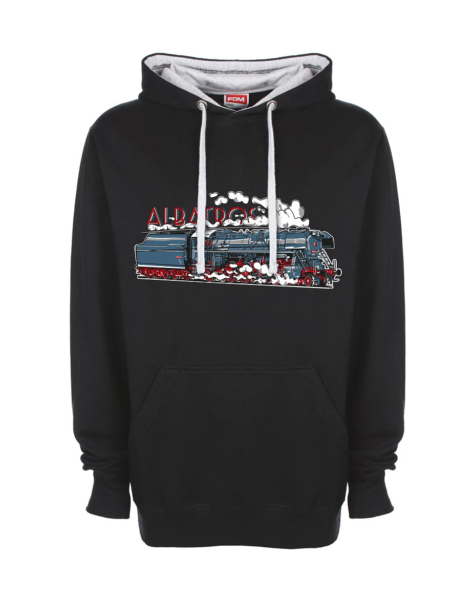 Grey-black sweatshirt Locomotive Albatros