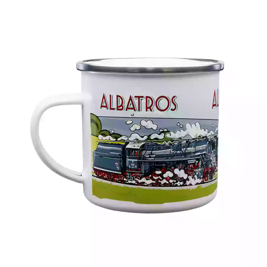 Tin mug Locomotive Albatros  330 ml