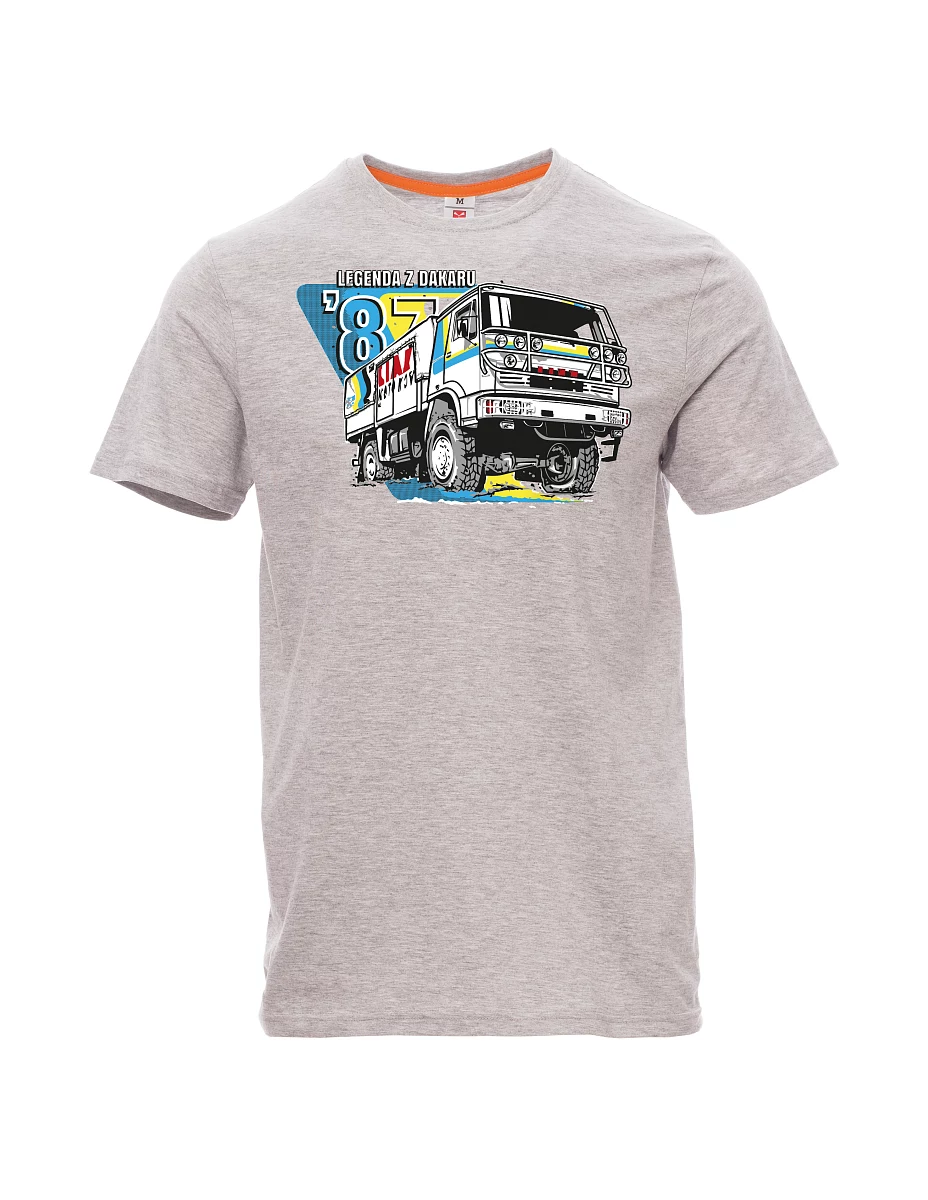 Gray melange men´s T-shirt Liaz from dakar 1987