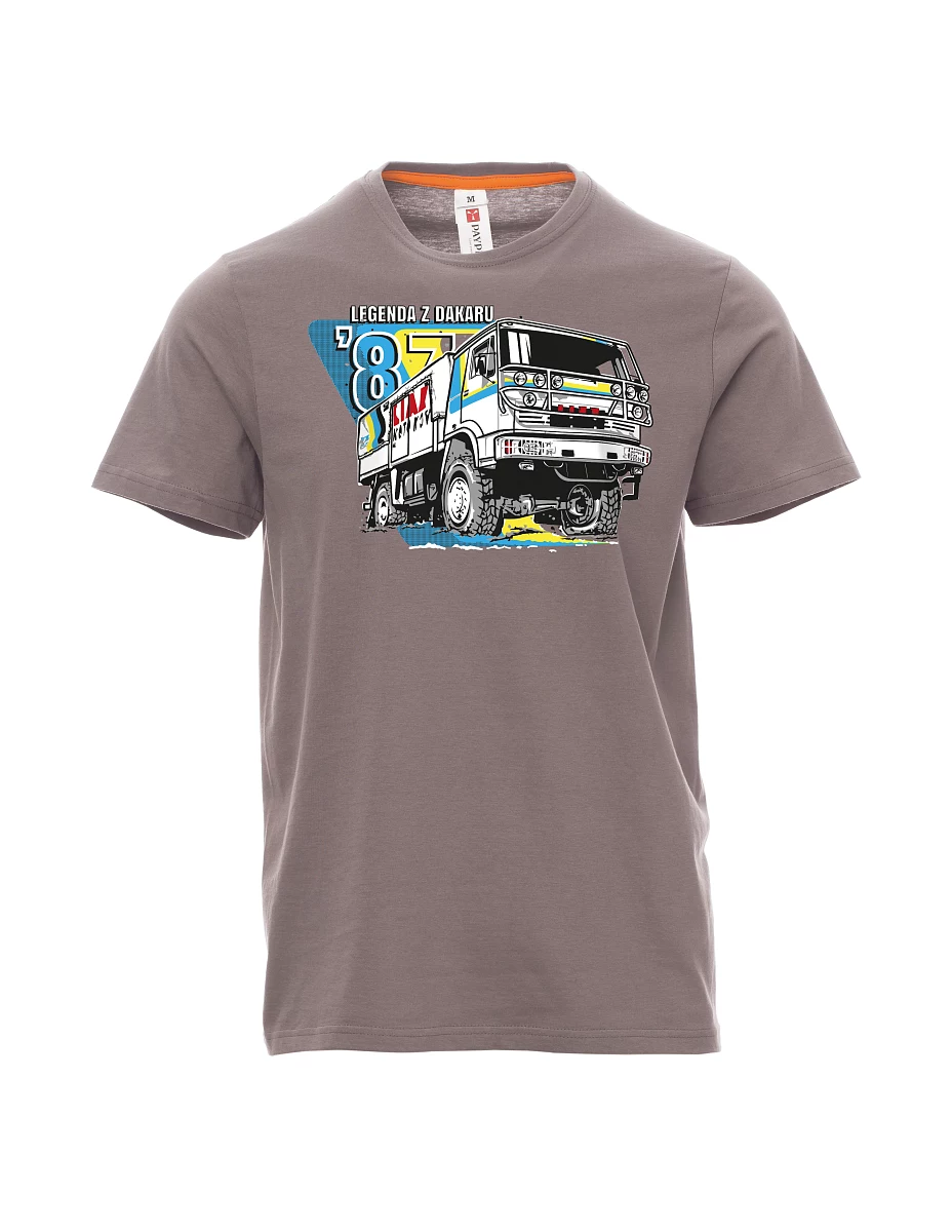 Steel gray men´s T-shirt Liaz from dakar 1987