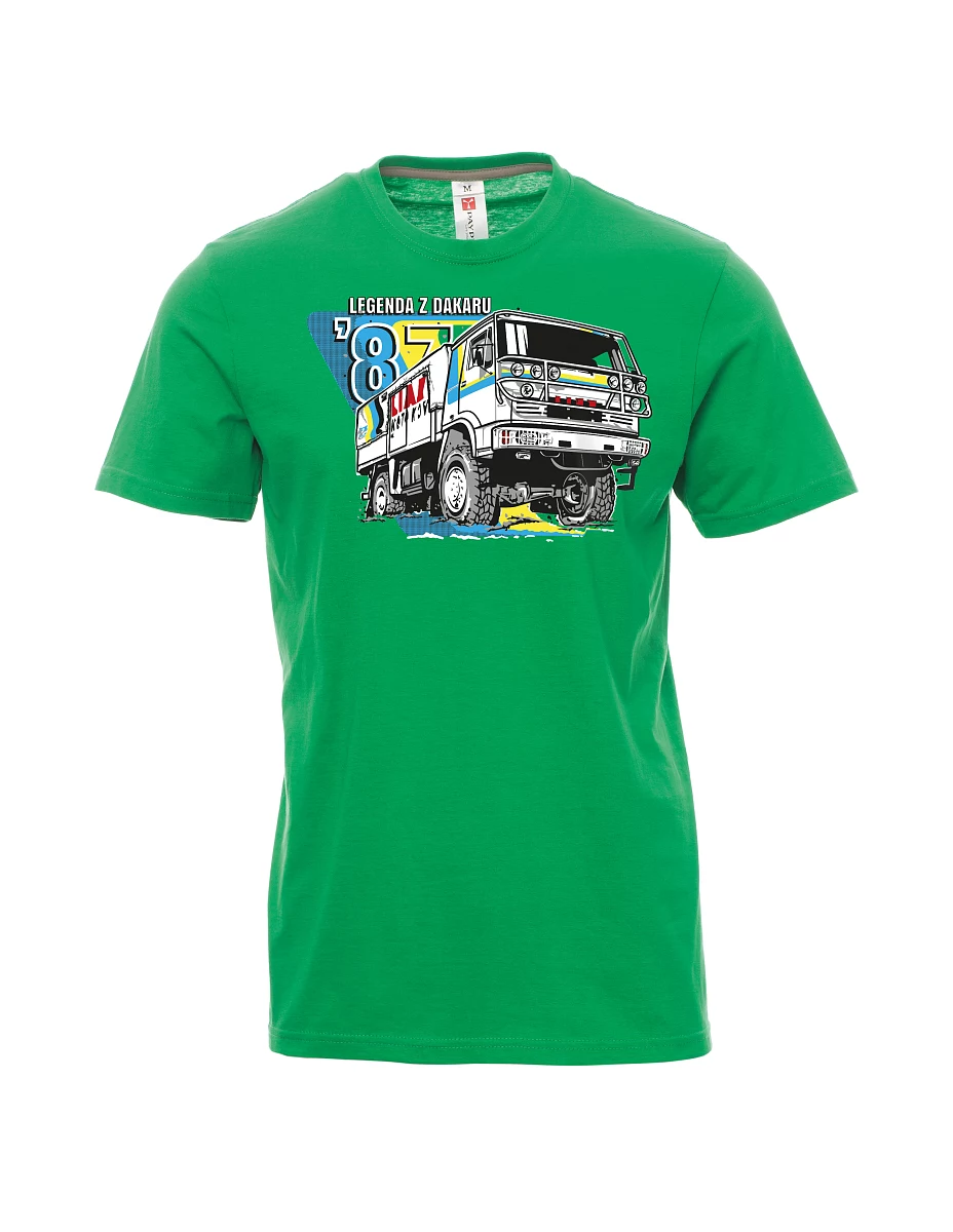 Green men´s T-shirt Liaz from dakar 1987