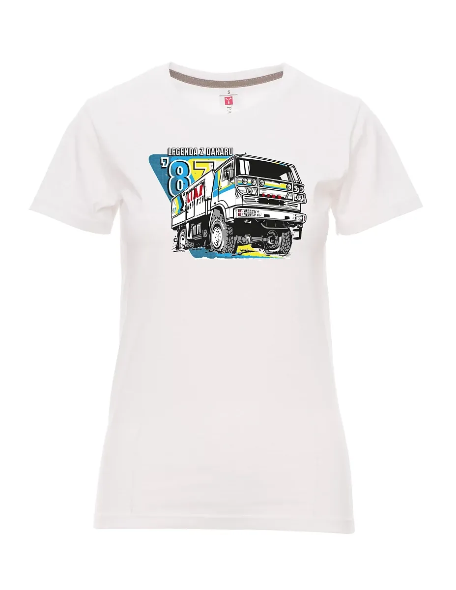 White women´s T-shirt Liaz from Dakar 1987
