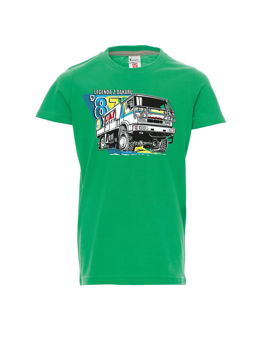 Green children´s T-shirt Liaz from Dakar 1987