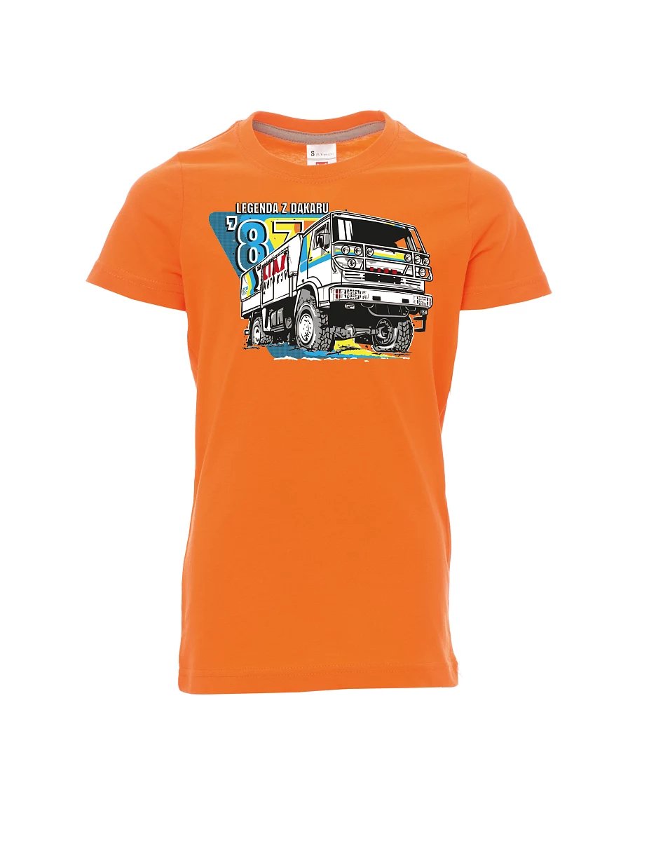 Orange children´s T-shirt Liaz from Dakar 1987