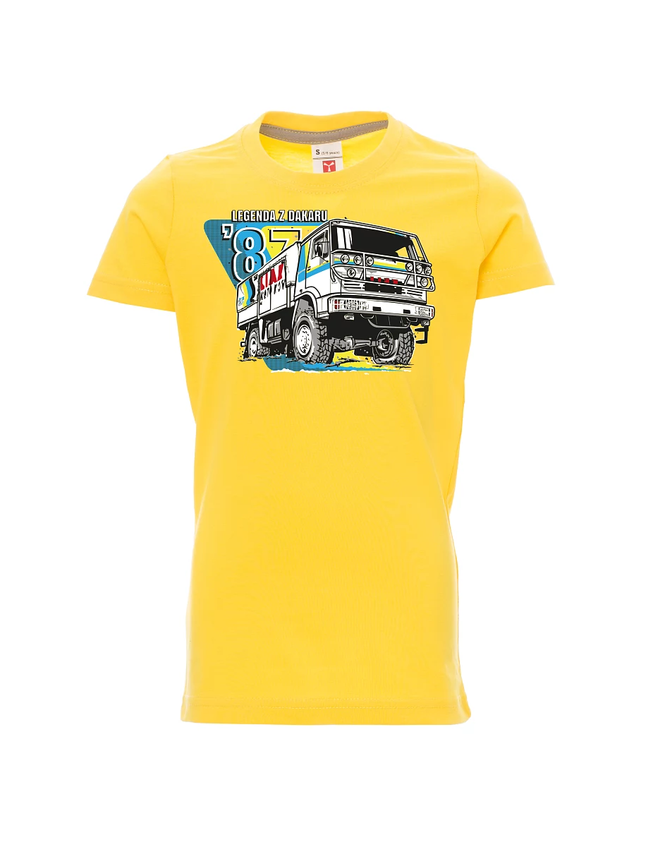 Yellow children´s T-shirt Liaz from Dakar 1987