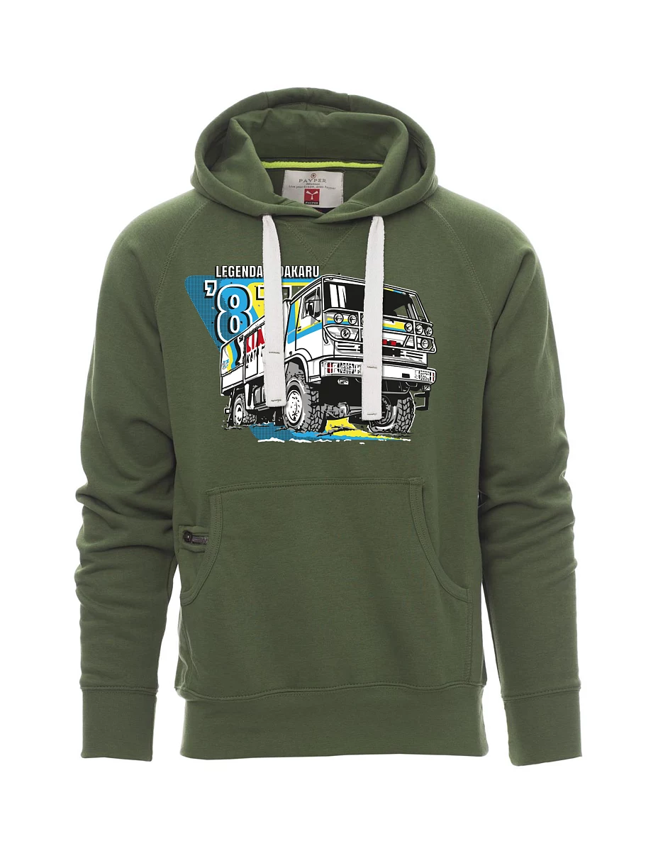 Dark green men´s sweatshirt Liaz from Dakar 1987