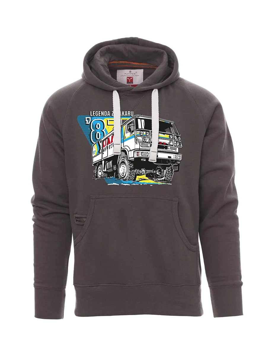 Grey men´s sweatshirt Liaz from Dakar 1987