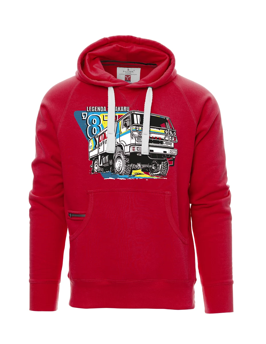 Red men´s sweatshirt Liaz from Dakar 1987