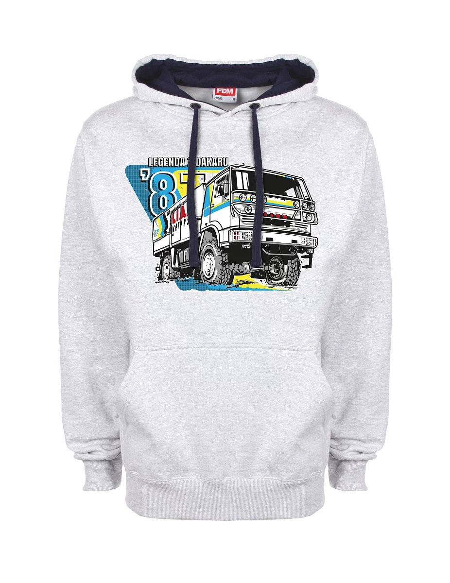 Blue-grey sweatshirt Liaz from Dakar 1987
