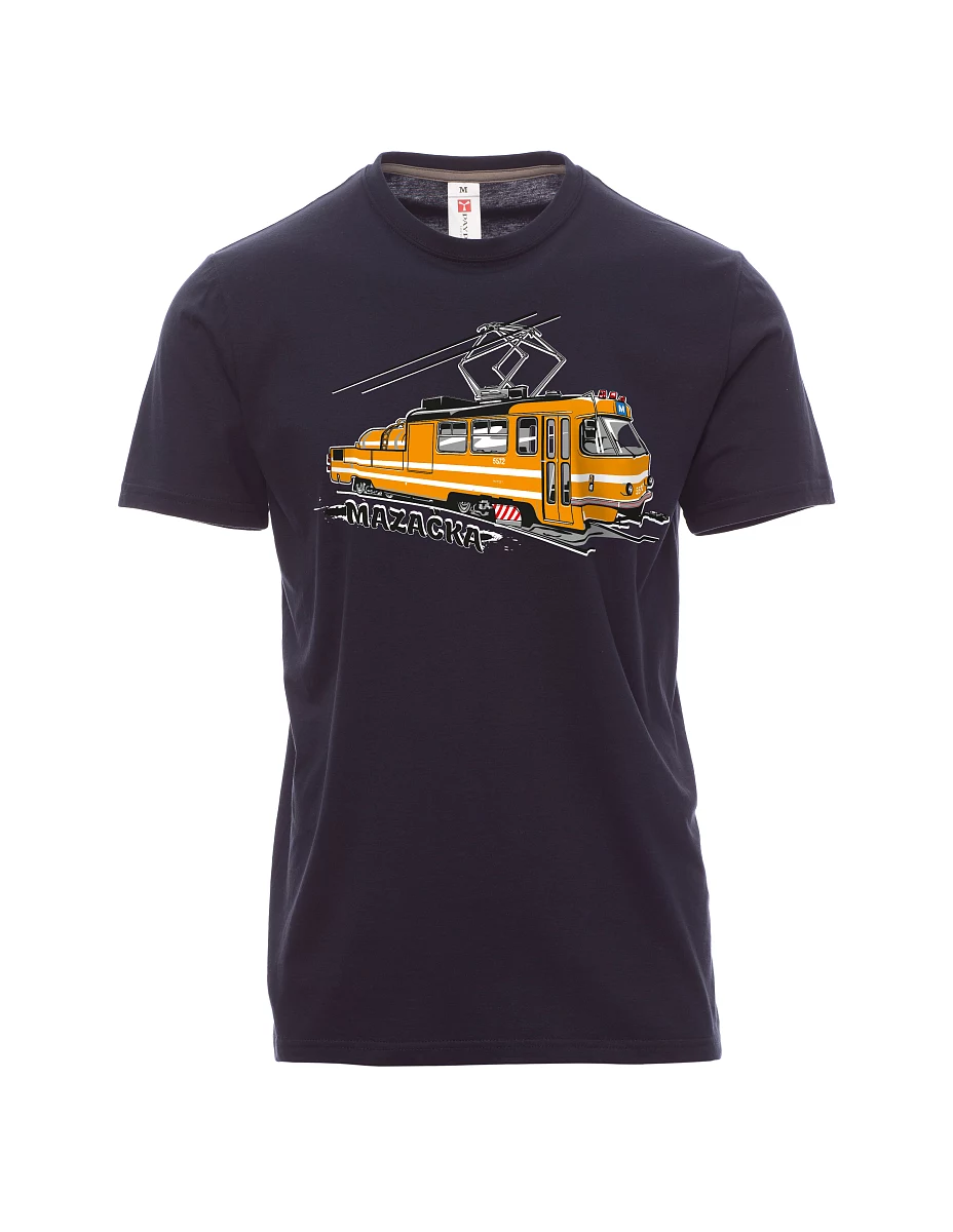 Navy men´s T-shirt Grease Tram