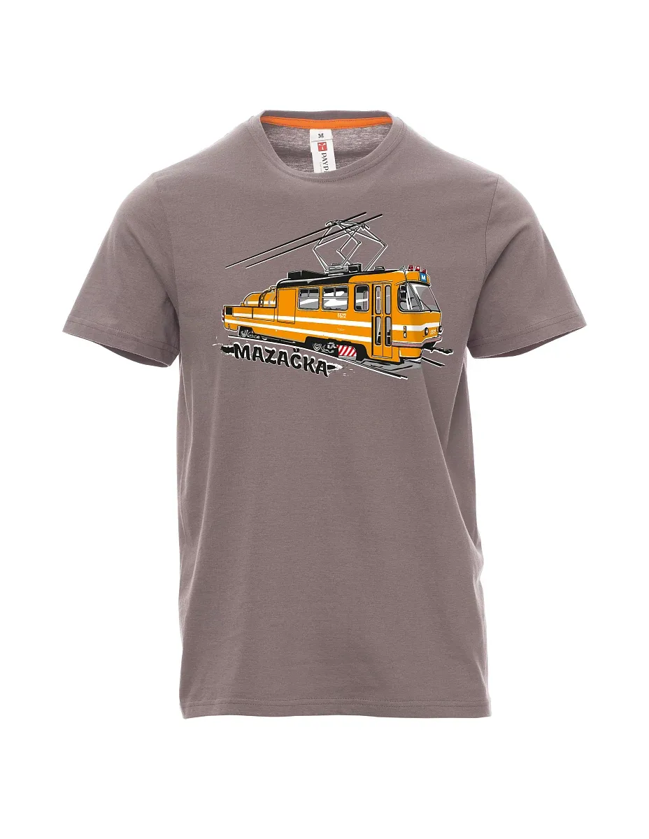 Steel gray men´s T-shirt Grease Tram