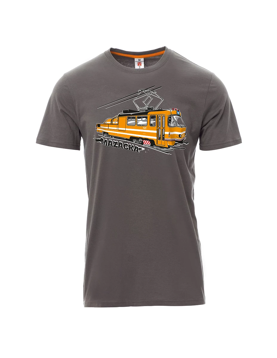 Grey men´s T-shirt Grease Tram