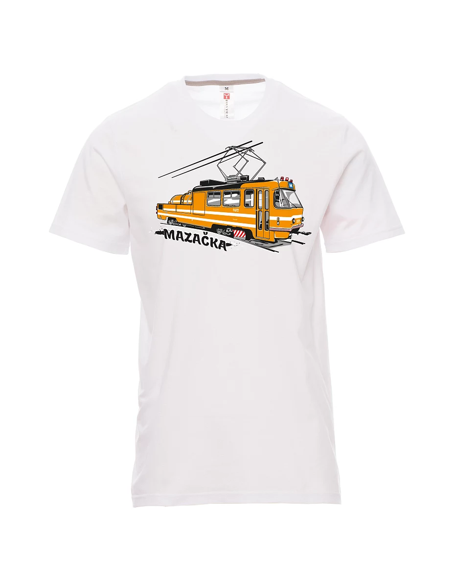 White men´s T-shirt Grease Tram